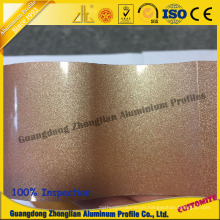 Aluminum Pipe Profile with Crystal Electrophoresis Colors